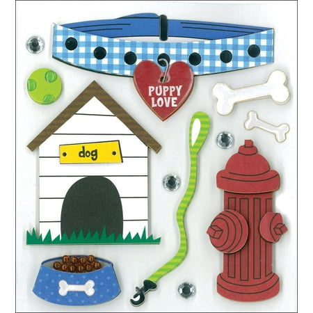 K&Company EverydayPuppy Dimensional Stickers