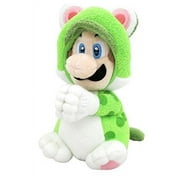 Plush - Nintendo - Super Mario Cat Luigi 7" Soft Doll w/ Magnet 1382
