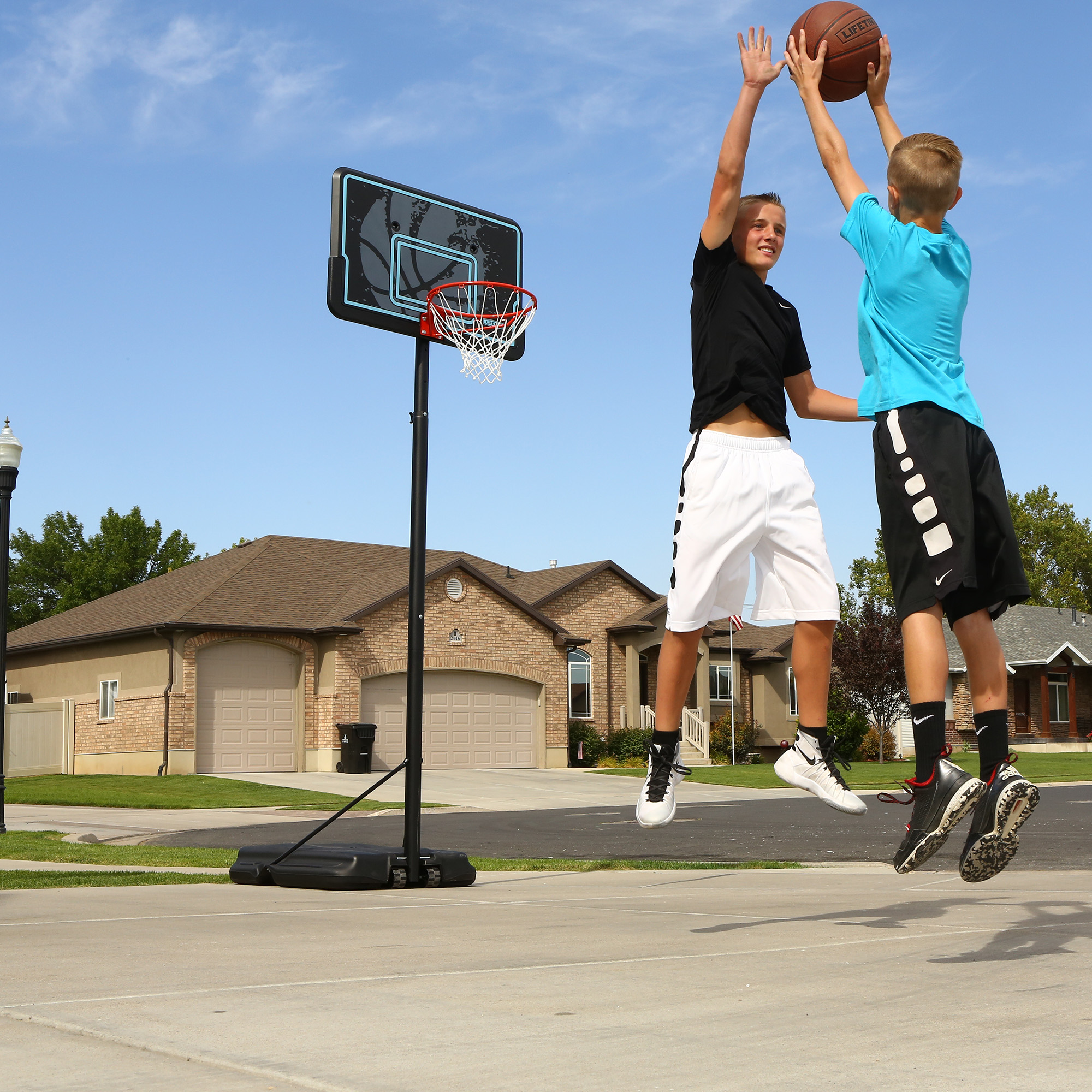Lifetime Adjustable Portable Basketball Hoop, 44 inch HDPE Plastic Impact® (90759) - image 12 of 17