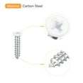 thumbnail image 4 of Tornillos blancos ST4x20mm, tornillos autorroscantes, paquete de 50, tornillos Phillips de cabeza plana para trabajos en madera, 4 of 5