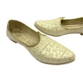 thumbnail image 3 of Punjabi Jutti For Men Designer Shoes Wedding Sherwani Shoes For Men, 3 of 4