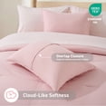 thumbnail image 4 of Regency Heights Full Size Comforter Sets, Pink Bed in a Bag Full, 11-Piece Bedding Comforter Set with Bath Towels, Laundry Basket, 4 of 11