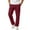 Wine, variant on successthop Mens Heavyweight Sweatpants with Pockets Fleece Jogger Elastic Drawstring Streetwear Solid Trousers White
