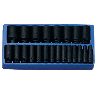 IMP. SOCKET SET SAE 22PCS