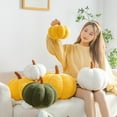 thumbnail image 4 of 3D Simulated Pumpkin Pillow Plush Pillow Sofa Cushion Pumpkin Shaped Pillow Cute 3D Shaped Cushion, 4 of 10
