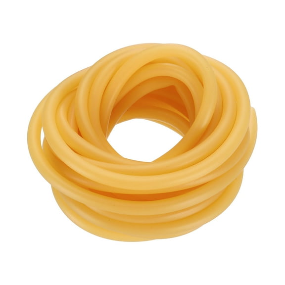 Natural Latex Rubber Tubing, 3/16" ID x 5/16" OD 16.4Ft Elastic Tube