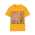 thumbnail image 2 of Botanical Elegance Tee - Floral Artistry - Unisex Softstyle T-Shirt, 2 of 11