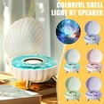 thumbnail image 5 of Shell Wireless Bluetooth Speaker Night Light 360 Stereo Music Player Gift, 5 of 10