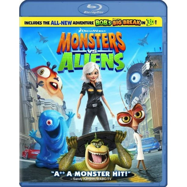 Monsters vs. Aliens (Blu-Ray) - Walmart.com