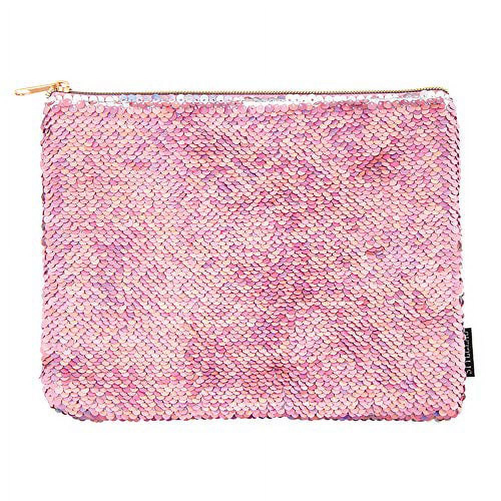 Pavilion Gift Hochzeits-Make-up-Tasche „Look How She Sparkles“ – Wasserdicht, Weiß, Geschenk Für Die Braut