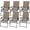 Brown, variant on JMGJOY 4-Pack Folding Patio Chairs for Outdoor Relaxation, Supportive High-Back Sling Chairs with Armrests, Foldable for Garden, Backyard, and Pool (Brown)