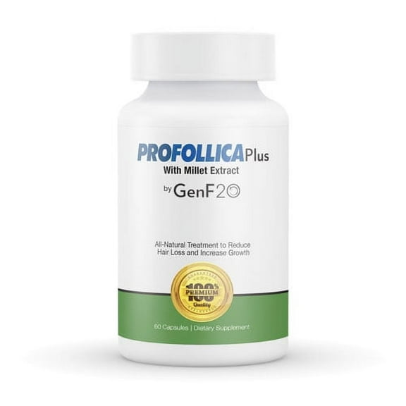 Profollica Plus with Millet Extract by GenF20 Reduce Hair loss 60 Capsules