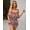 Wine Red, variant on NAYTOAO Women's Bohemian Print Strapless Tube Top Romper, Ruffle Smocked Waist Summer Short Jumpsuit