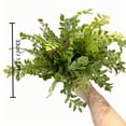 thumbnail image 3 of Artificial Fern Leaves | Realistic Faux Persian Grass & Simulated Fern Plants for Home Office Decor | 1 Pack Green Faux Greenery Bouquet, 3 of 6