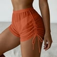 thumbnail image 4 of Mifsaly Mesh High Waist Swim Shorts Women Side Drawstring Beach Swimsuit Cover Up Summer Bikini Bottoms 2026 S, 4 of 4