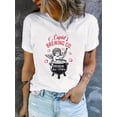 thumbnail image 1 of A Trendy And Versatile Short-Sleeve Round-Neck T-Shirt, Featuring a Cupid Print for Valentine'S Day, Perfect for Comfortable Wear at Home Or Outings, Designed for Women Tee For Adult, Men, Women, Tee, 1 of 6