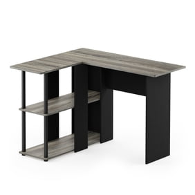 Mainstays L Shaped Desk With Hutch Multiple Colors Walmart Com