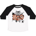 thumbnail image 3 of Inktastic Halloween Boo with Spiders in Web Boys or Girls Toddler T-Shirt, 3 of 5