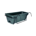thumbnail image 3 of Maceta de balcón para , caja de ventana, jardinera colgante, jardinera, soporte de planta, maceta Rectangular, jarrón para exterior, balcón, Verde Sunnimix Maceta de balcón, 3 of 8
