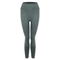 thumbnail image 5 of 3D Cellulite Leggings for Women Resistance Band Leggings No Front Seam Leggings Lightweight Slim Fit Pants Workout Yoga Pants Push Up Yoga Pants Butt Lift Booty Workout Tights Skin-Friendly Green M, 5 of 9