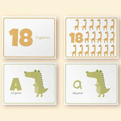 Pre-K and Kindergarten Toddlers in Animal 123 and ABC Flash Cards for Babies 
