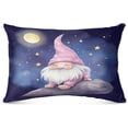 thumbnail image 2 of Gnome Pink Plush Pillowcase, Luxury Soft King Pillow Case for Hair and Skin, Standard Size Pillow Covers with Zipper Closure, 20x26in Home Decor Gifts, 2 of 7
