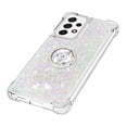 thumbnail image 4 of Funda para Samsung Galaxy A53 5G con Brillo Líquido Flotante, Purpurina, Parachoques y Anillo Giratorio Soporte, 4 of 5