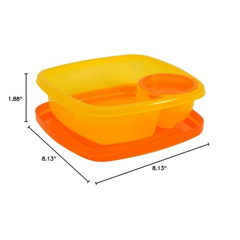 Take A Dip 2 Side Food Storage Lunch Snack Container 2oz Dip