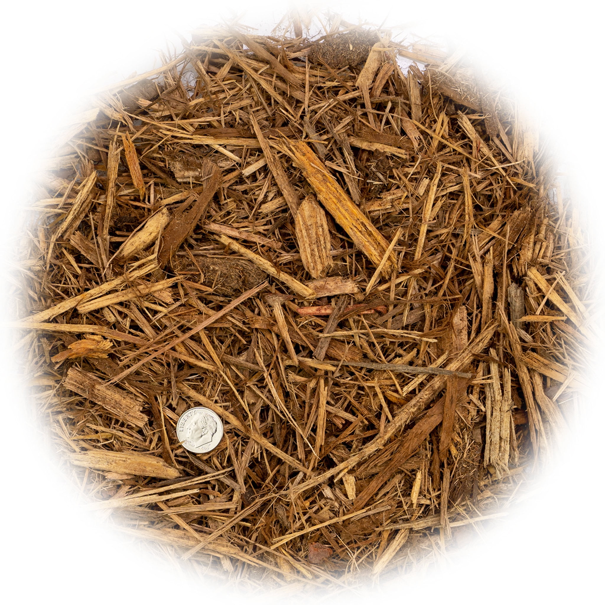 Gardenera Eucalyptus Mulch Blend Cover, 3 Quarts with Moisture Retention and Weed Suppression