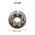 thumbnail image 3 of 4Pcs 608 Ceramic Ball Bearing Scooter Bearings High Rating Long Lasting, 3 of 8