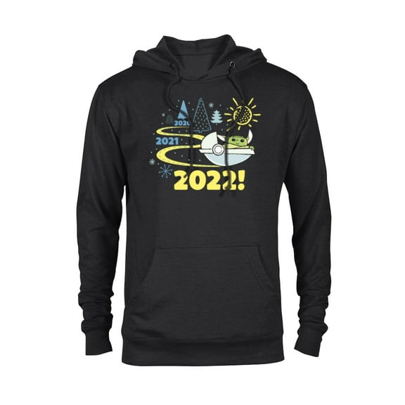 Star Wars The Mandalorian Grogu 2022 New Year’s Eve Standard - Pullover Hoodie for Adults – Customized-Black