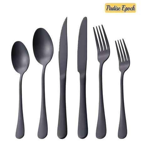 

matte silverware set stainless steel cutlery cutlery set spoon and fork set