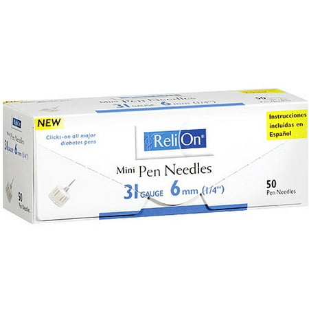 Relion Pen Needles 32g 6mm 50ct Box