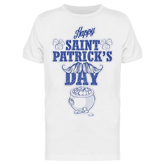 Tex: Happy Saint Patrick's Day T-Shirt Men -Image by Shutterstock, Male 3X-Large