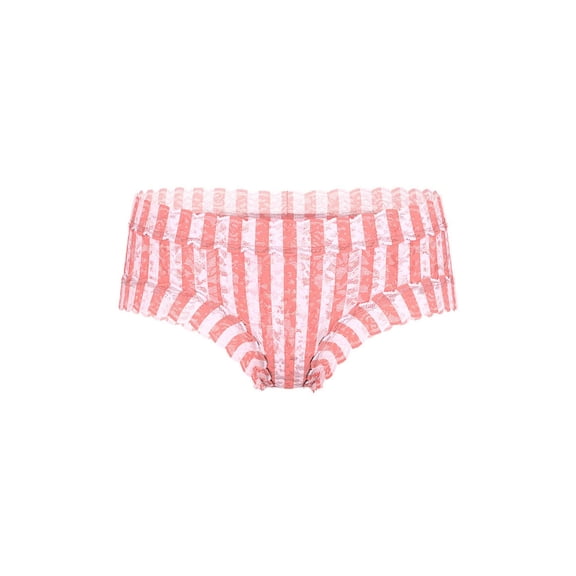 Victoria’s Secret The Lacie - Lace Cheeky Panty Pretty Blossom Stripes - Small