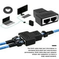 thumbnail image 4 of Internet Splitter Dual Port Ethernet Adapter ethernet cable High Speed Internet Plastic Port Distributor for Home Office, 4 of 9