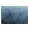 thumbnail image 1 of Mystic Cutting Board, Aerial of Mystic Mountain Landscape with Autumn Trees in the Mist Wilderness Image, Decorative Tempered Glass Cutting and Serving Board, Small Size, Grey Orange, by Ambesonne, 1 of 1