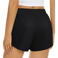 thumbnail image 3 of Fantaslook Womens Shorts High Waisted Athletic Shorts Casual Sweat Shorts Elastic Drawsting Running Shorts With Pockets, 3 of 9