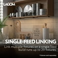 thumbnail image 6 of Inlight 12-Inch Linking Cord Under Cabinet Light, Black, LC0112BK, 6 of 6
