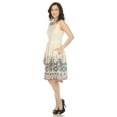 thumbnail image 2 of White Mark Women's Fit and Flare Knee Length Dress, 2 of 6