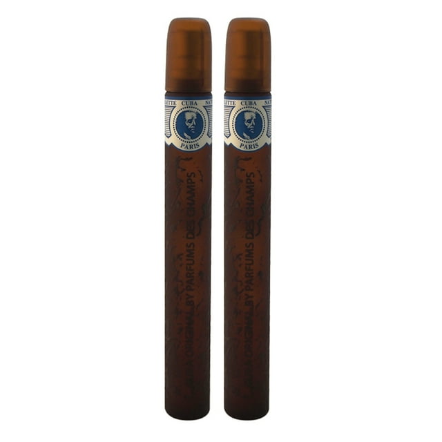 Cuba Blue de Cuba para hombres - EDT en aerosol de 1,2 oz - Paquete de 2 Cuba Cuba Aerosol EDT 1.2 oz