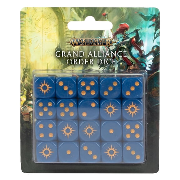 Warhammer Age of Sigmar: Grand Alliance Order Dice Set GWS 80-20