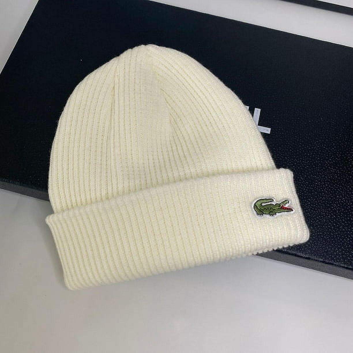 Lacoste Bonnet Tricote pour Homme Chapeau