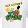 thumbnail image 3 of Hey Arnold! - Arnold, Gerald, and Abner - Juniors Cropped Cotton Blend T-Shirt, 3 of 5