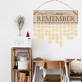 thumbnail image 4 of BAETEUY Wall Hanging Calendar Wooden Words Print Family Home Ornaments Office Decor, 4 of 8