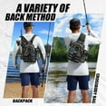 thumbnail image 2 of Lightweight Water-Resistant Fishing Tackle Backpack with Rod & Gear Holder for Outdoor Adventures, 2 of 6