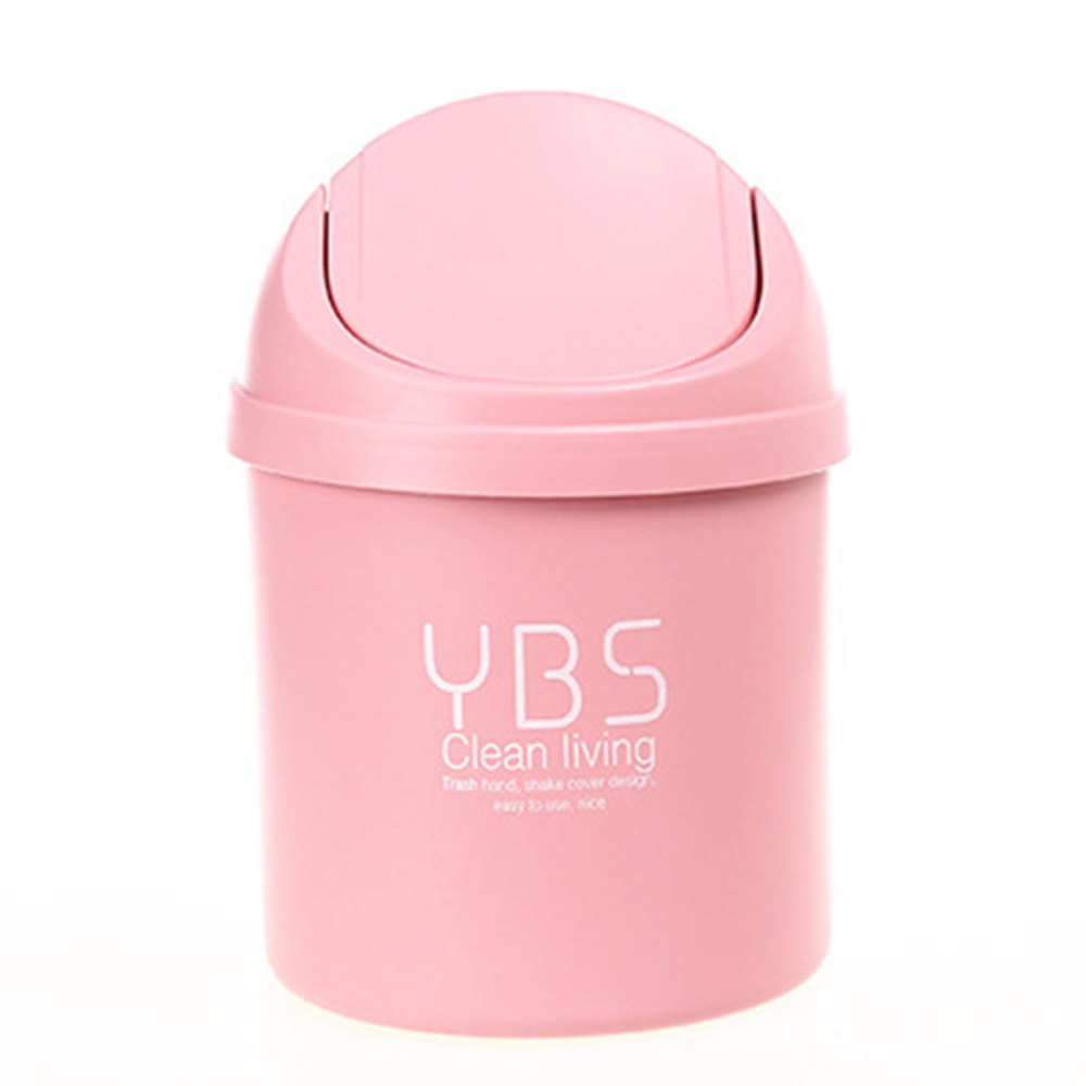 Plastic Trash Can Wastebaskets Lightweight Trash Container for Dorms