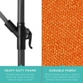thumbnail image 6 of Best Choice Products 10ft Offset Hanging Outdoor Market Patio Umbrella w/ Easy Tilt Adjustment - Orange, 6 of 7
