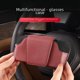 thumbnail image 3 of Clip multifuncional para gafas de coche, marco de gafas de coche, caja de almacenamiento de parasol de cuero para coche, clip para gafas de sol de coche, 3 of 5