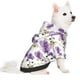 thumbnail image 2 of Fotbe Orchids Flowers Sudadera con Estampado para Perros Pequeños – Suéter con Capucha para Mascotas, Tela Suave de Forro Polar con Bolsillo-Small, 2 of 7